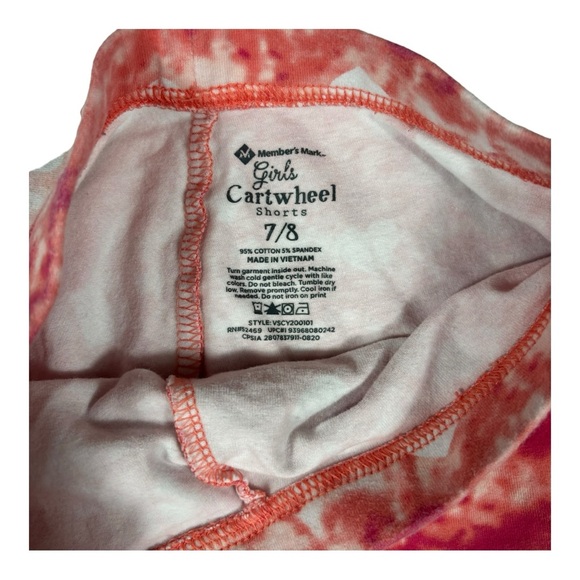 NWOT - Girls - Members Mark - Cartwheel Shorts - 3 Pack - Multi Color - 7/8 - Picture 9 of 10